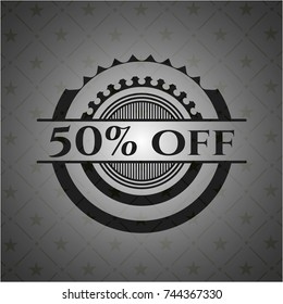 50% Off realistic dark emblem