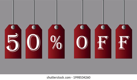 50% off Red coupons for special discount offers.
