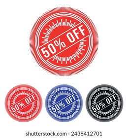 50% Off Rubber stamp Design art Illustration 