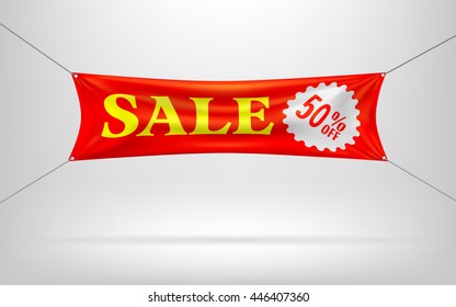 "50% OFF" Sale banners.Vector illustration