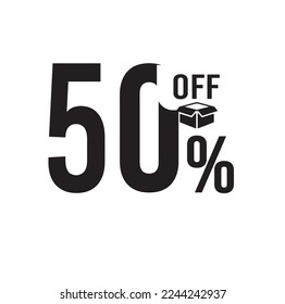 50% OFF Sale. Discount Special Offer Promotion Announcement. Discount promotion. Sale discount offer.
