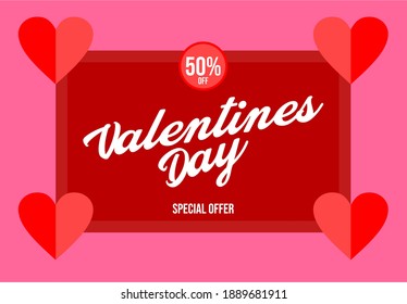 50% off valentines day special offer