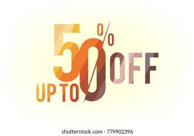 Up To 50% Off. Vector EPS