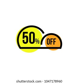 50% off Vector Template Design