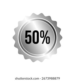 50% de Ilustración vectorial de descuento