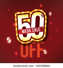 50 Per Cent Mega Sale