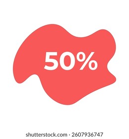 50 percent abstract spot discount promotion
Vector spot discount, sale