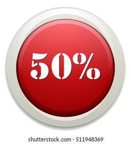50 percent button