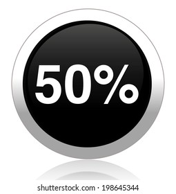 50 percent icon