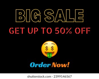 up to 50 percent off