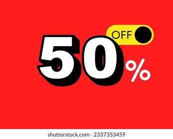 50 percent off flat 50 % off