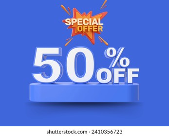 Up to 50 percent off  template poster design for web and social media 