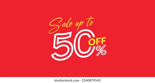 50%  Percent OFF Vector Illustration,  n, Save offer, off sale banner isolated, Offer Banner Design, Discount banner, Special Offer poster design,  Mega Sale, 