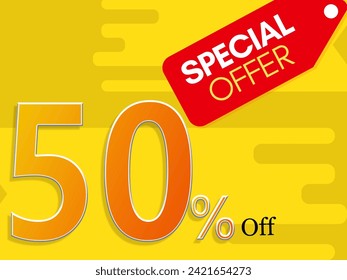 up to 50 percent offer