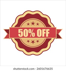 50 percent or percentage image for discount promotion sale