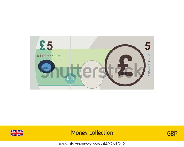 50 Pound Banknote Illustration Stock Vector (Royalty Free) 449261512