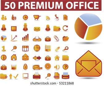 50 pro business signs. vector