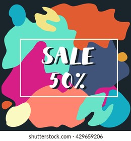 50% sale background