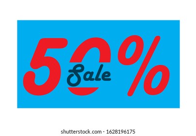 50% Sale. Discount Special Offer Promo Ad. Discount Promotion. Sale Discount Offer. 50% Discount Special Offer Banner Design Template.