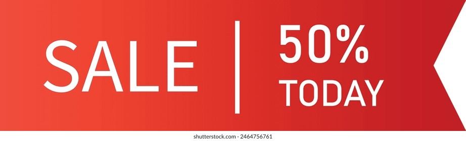 50% sale vector modern  illustration 