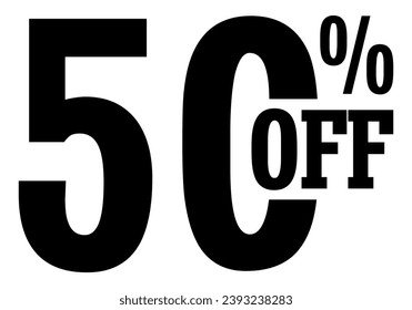 50% Special Offer vector, Super weekend best sale sticker label badge template, Sale banner special offer tag discount template set. Half price, buy now and hot deal special offer isolated