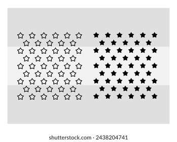 50 Estrellas, Estrellas Silueta, Bandera Americana, Estrellas, Png, Clipart, Bandera de los Estados Unidos, Bandera de los Estados Unidos de 50 estrellas, Eps, Bandera de los Estados Unidos, Vector, Cricut, Cortar archivos,