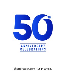 50 Jubiläumsfeier - Vektorillustration Vorlage Design Illustration