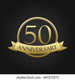 50 Th Anniversary Logo Vector Design