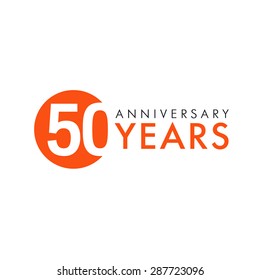 50 Th Anniversary Numbers 50s Years Stock Vector (Royalty Free) 287723096