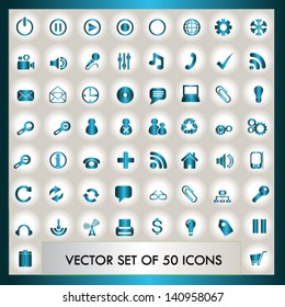 50 Universal Outline Icons For Web and Mobile