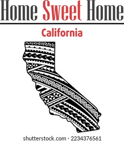 50 USA STATES MAORI MANDALA PATTERN