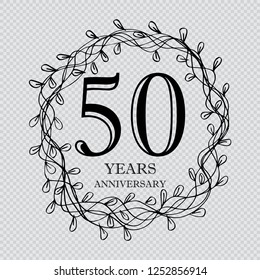 50 year anniversary celebration card