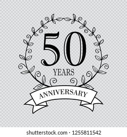 50 year anniversary celebration card