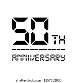 50 year anniversary design. vector