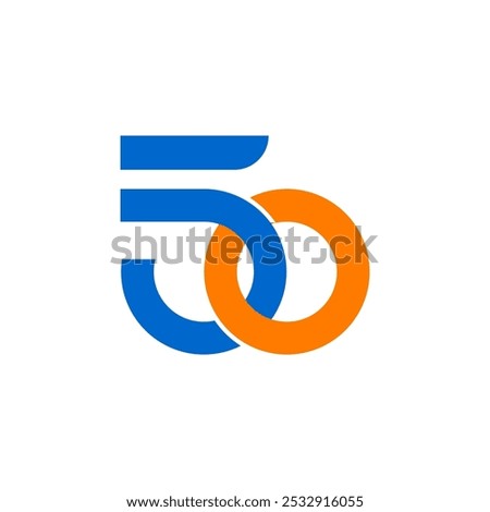 50 year anniversary logo vector eps