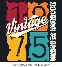 50 Year Birthday Decorations Men Gag 50yr 1975 50th Birthday T-Shirt