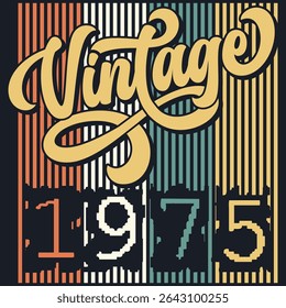 50 Year Birthday Decorations Men Gag 50yr 1975 50th Birthday T-Shirt