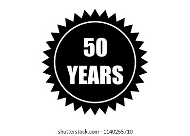50 year label.