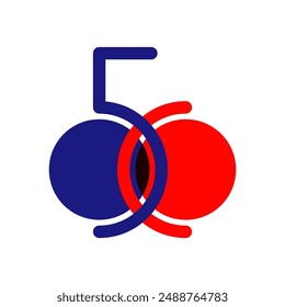 50 Jahre Logo-Vektorgrafik EPS