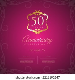 Antecedentes de 50 años. - Vector.