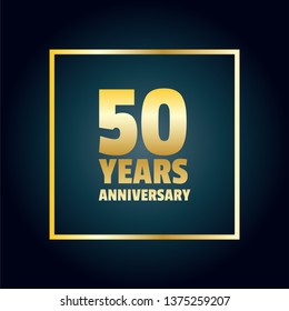 50 Years Anniversary Celebration Design