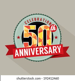 50 Years Anniversary Celebration Design