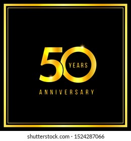 50 Years Anniversary Logo Icon Symbol Stock Vector (Royalty Free ...