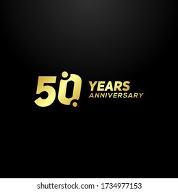 50 Years Anniversary Vector Design