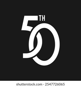 50 years anniversary vector logo