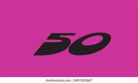 50 Years Road concept vector Artworks