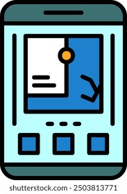 500 - GPS Flat Vector Icon Design