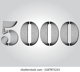 5000$ numerisches Guilloches Design verwendet Geschenkscheck und Geld