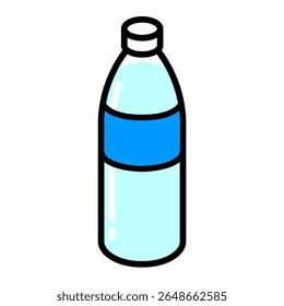 Eine 500ml Flasche Wasser
