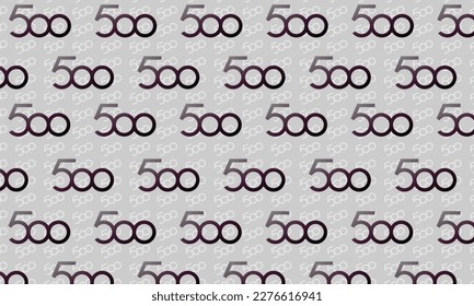 500th geometrical pattern design from VerseOne that can use for any company. Unique celebrating texture.